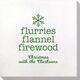 Flurries Flannel Firewood Bamboo Luxe Napkins Image 2 of 2
