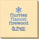 Flurries Flannel Firewood Linen Like Napkins Image 1 of 2