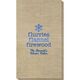 Flurries Flannel Firewood Bamboo Luxe Guest Towels Image 1 of 2