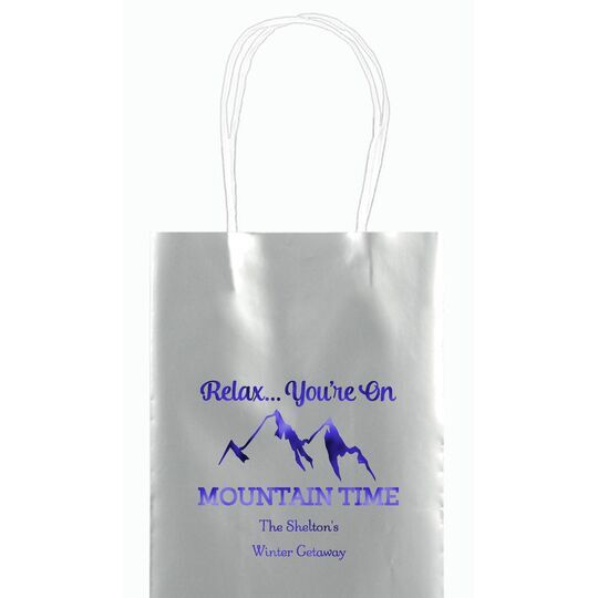 Relax You're On Mountain Time Mini Twisted Handled Bags