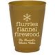 Flurries Flannel Firewood Colored Shatterproof Cups Image 1 of 2