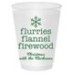 Flurries Flannel Firewood Shatterproof Cups Image 2 of 2