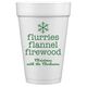 Flurries Flannel Firewood Styrofoam Cups Image 2 of 2