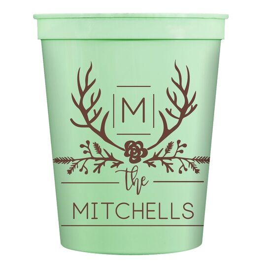 Family Antlers Stadium Cups