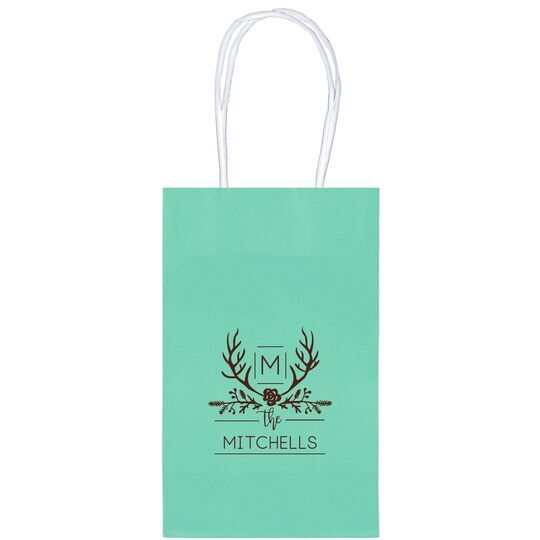 Family Antlers Medium Twisted Handled Bags