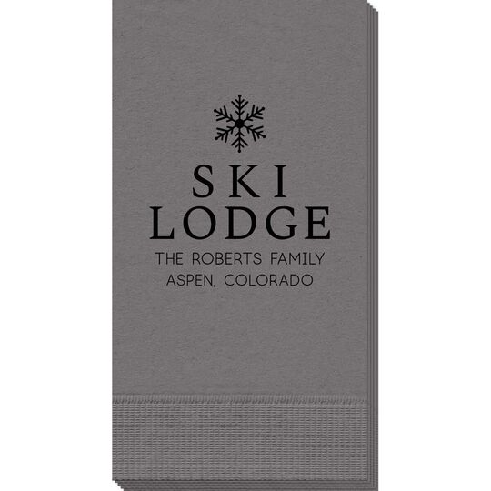 Snowflake Ski Lodge Guest Towels