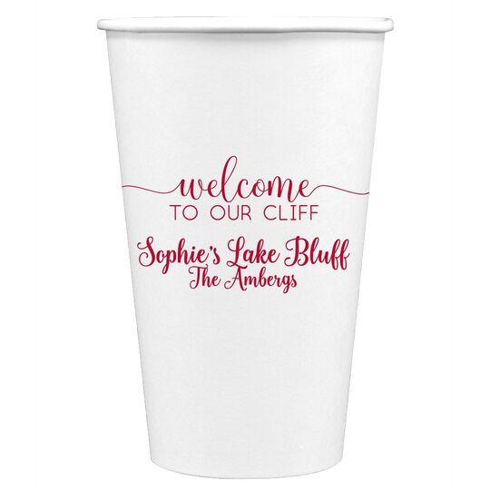 Welcome to Our Cliff Paper Coffee Cups