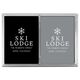Snowflake Ski Lodge Double Deck Playing Cards Image 2 of 2