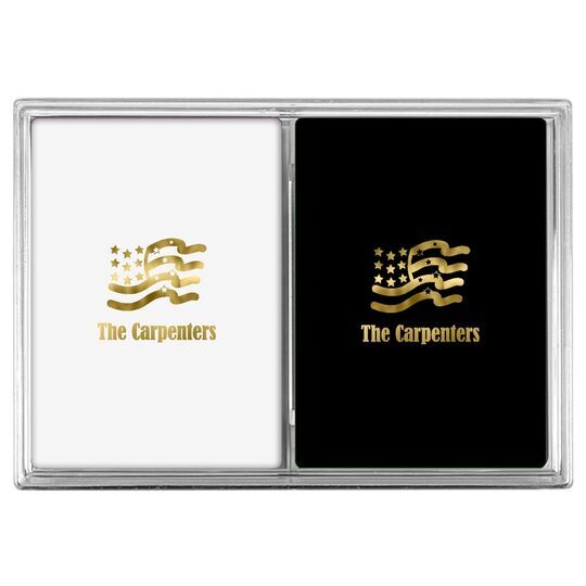 American Flag Double Deck Playing Cards