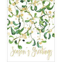 Modern Mistletoe Holiday Cards