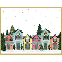 Decorated Houses Holiday Cards