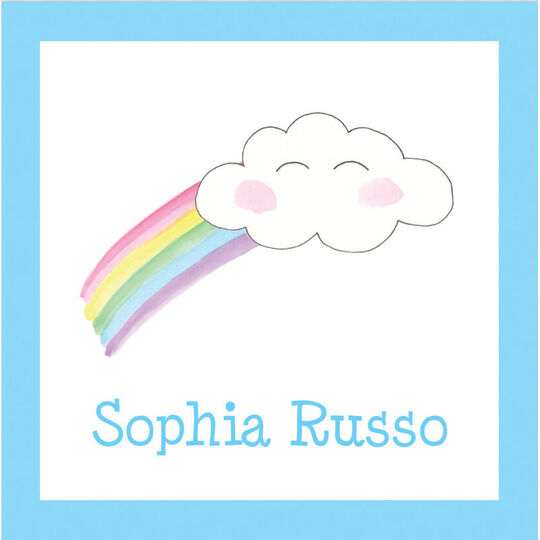 Cloud Nine Square Stickers