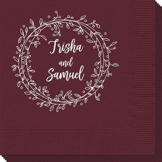 Vine Wreath Napkins