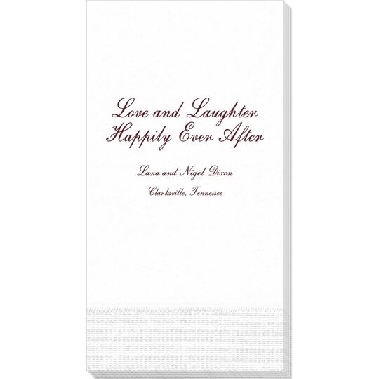 Love and Laughter Guest Towels