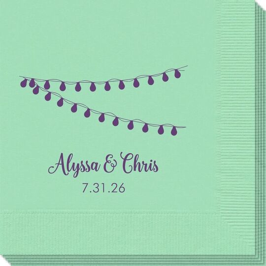 String Lights Napkins