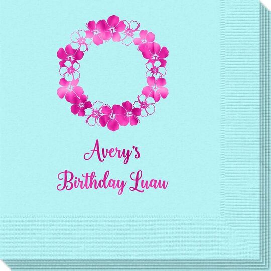 Hawaiian Lei Napkins
