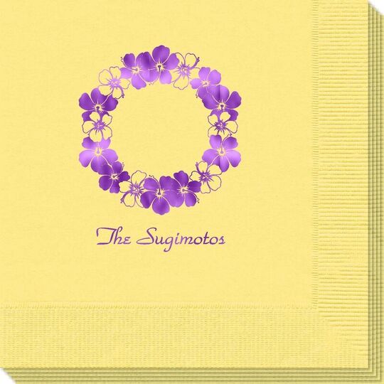 Hawaiian Lei Napkins