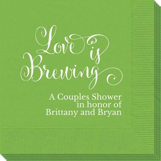 Love is Brewing Napkins