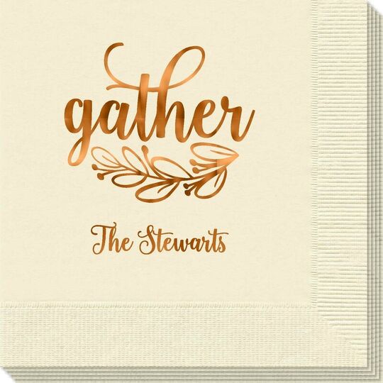 Gather Napkins