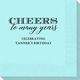 Cheers To Many Years Napkins Image 3 of 4