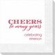 Cheers To Many Years Napkins Image 1 of 4