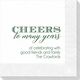Cheers To Many Years Napkins Image 4 of 4