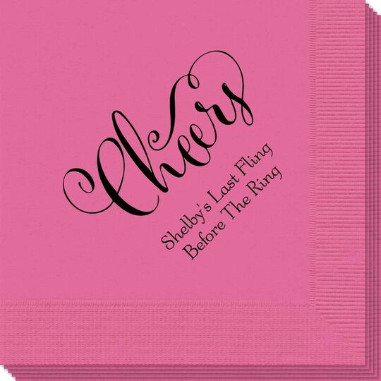 Curly Cheers Napkins