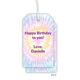 Tie-Dye Heart Vertical Hanging Gift Tags Image 1 of 2