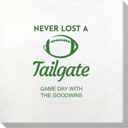 Never Lost A Tailgate Bamboo Luxe Napkins