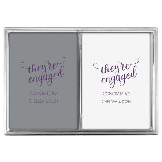 They're Engaged Double Deck Playing Cards