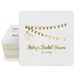 Wedding String Lights Square Coasters Image 1 of 2