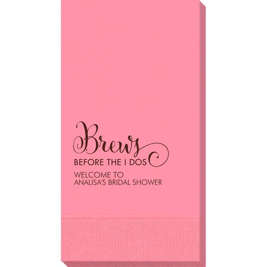 Brews Before The I Dos Guest Towels