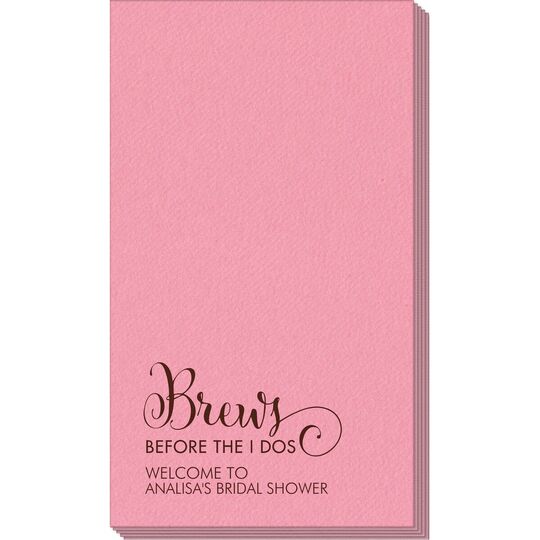 Brews Before The I Dos Linen Like Guest Towels