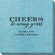 Cheers To Many Years Bamboo Luxe Napkins Image 2 of 4