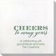 Cheers To Many Years Bamboo Luxe Napkins Image 4 of 4