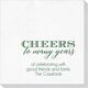 Cheers To Many Years Deville Napkins Image 3 of 4