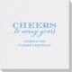 Cheers To Many Years Linen Like Napkins Image 2 of 4