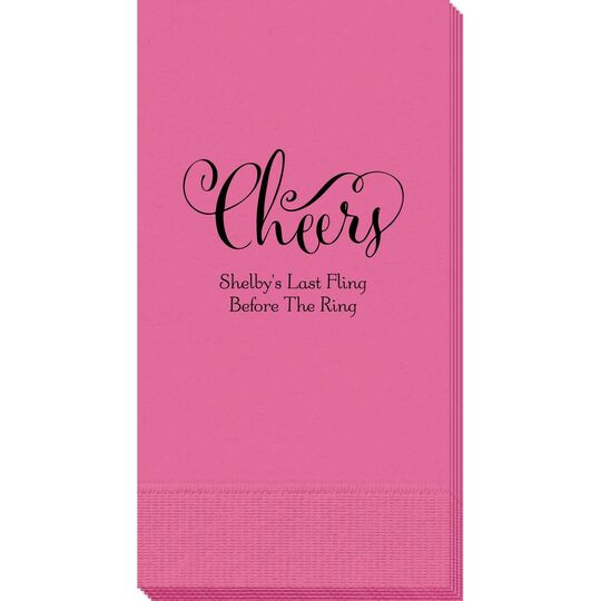 Curly Cheers Guest Towels