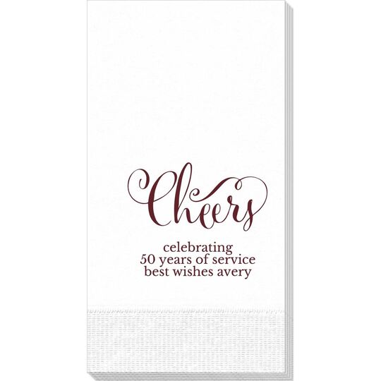 Curly Cheers Guest Towels