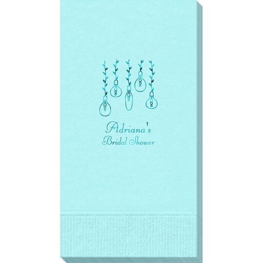 Hanging Vine Lights Guest Towels