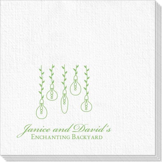Hanging Vine Lights Deville Napkins