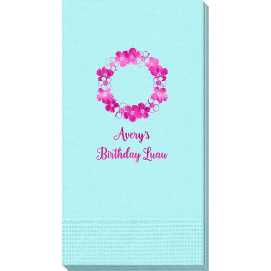 Hawaiian Lei Guest Towels