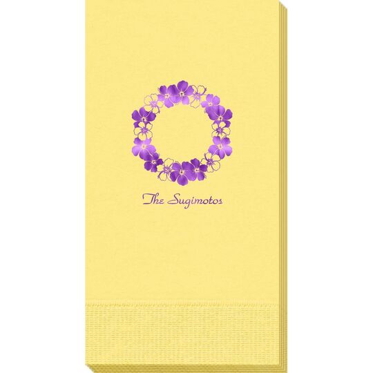 Hawaiian Lei Guest Towels
