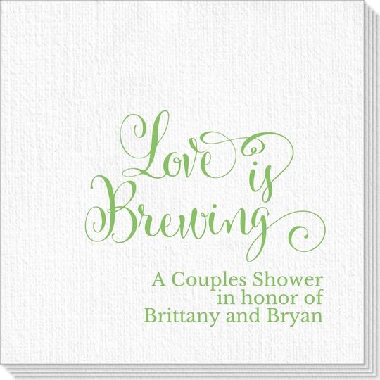 Love is Brewing Deville Napkins