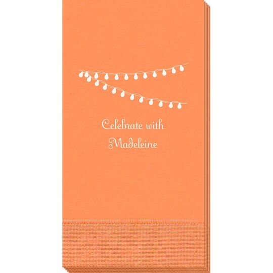 String Lights Guest Towels