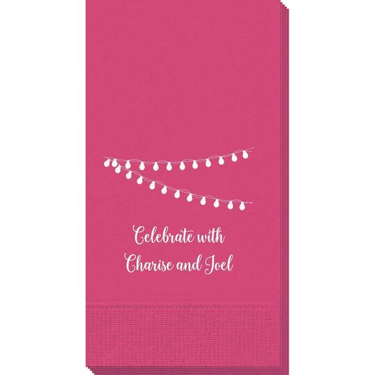 String Lights Guest Towels