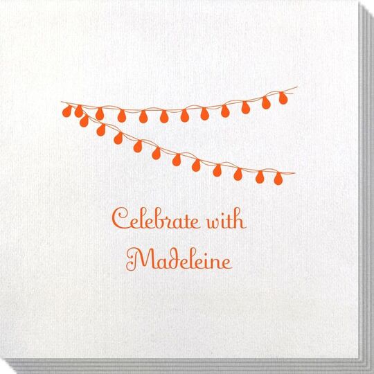 String Lights Bamboo Luxe Napkins