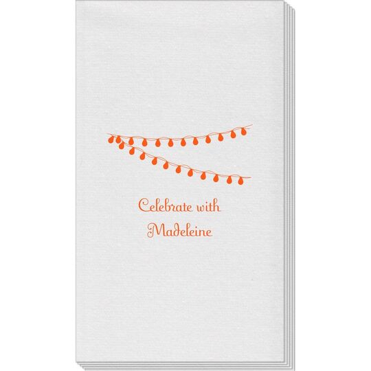 String Lights Linen Like Guest Towels