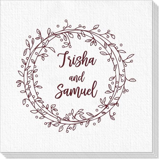 Vine Wreath Deville Napkins