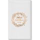 Vine Wreath Linen Like Guest Towels Image 1 of 2